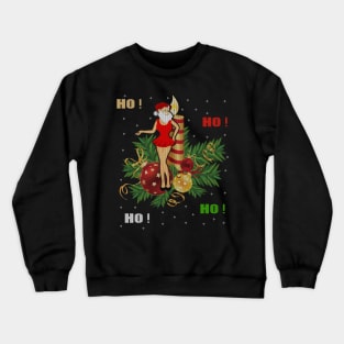 novelty jumper ho ho ho Crewneck Sweatshirt